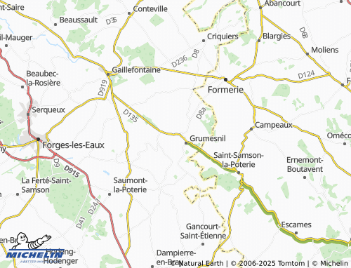 Carte MICHELIN Mondeville - ViaMichelin