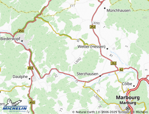 MICHELIN-Landkarte Warzenbach - ViaMichelin