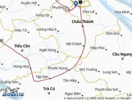 MICHELIN Thanh Mỹ map - ViaMichelin