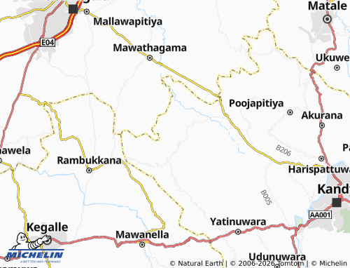 MICHELIN Amboruwa map - ViaMichelin