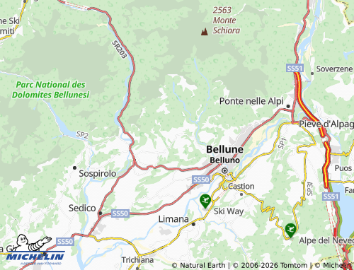 MICHELIN Tisoi map - ViaMichelin