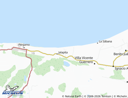 MICHELIN Carlos A. Madrazo map - ViaMichelin