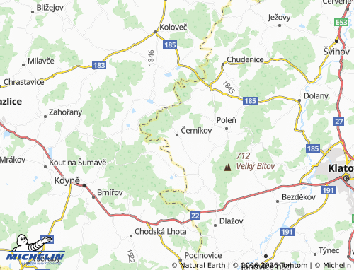 Mappa MICHELIN Černíkov - ViaMichelin