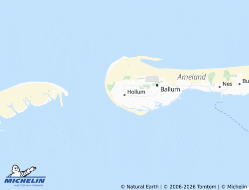 MICHELIN Hollum map - ViaMichelin