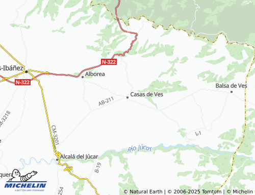 MICHELIN Casas de Ves map - ViaMichelin