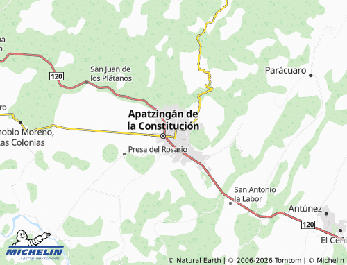 MICHELIN-Landkarte Aviación - ViaMichelin