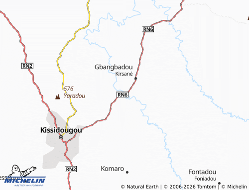 Mappa MICHELIN Bangbadou - ViaMichelin