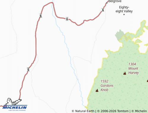 Mapa MICHELIN Golden Downs - ViaMichelin