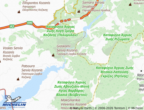 Carte MICHELIN Polyfyto - ViaMichelin