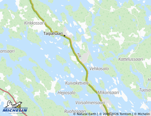 MICHELIN-Landkarte Konstunkangas - ViaMichelin