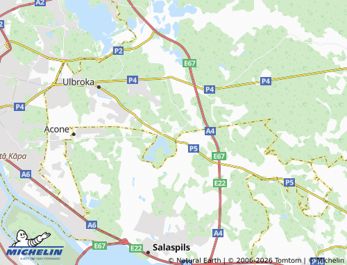 Mapa MICHELIN Saurieši - ViaMichelin