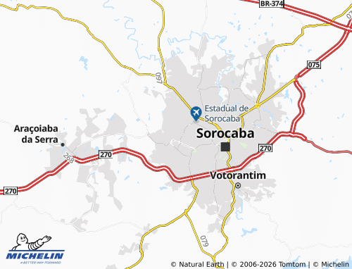 Mapa MICHELIN Parque Ouro Fino - ViaMichelin
