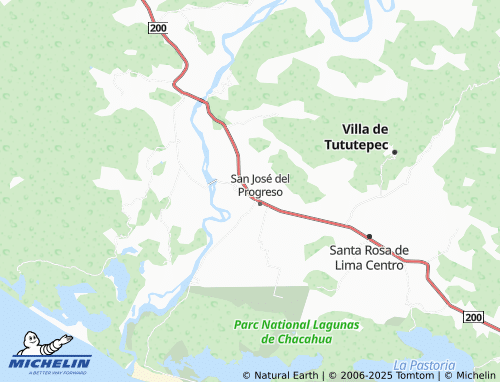 MICHELIN La Guadalupana map - ViaMichelin