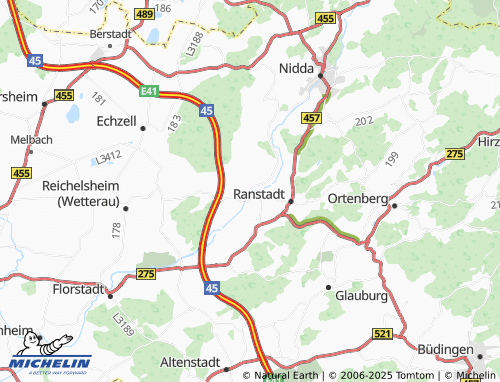 MICHELIN Dauernheim map - ViaMichelin