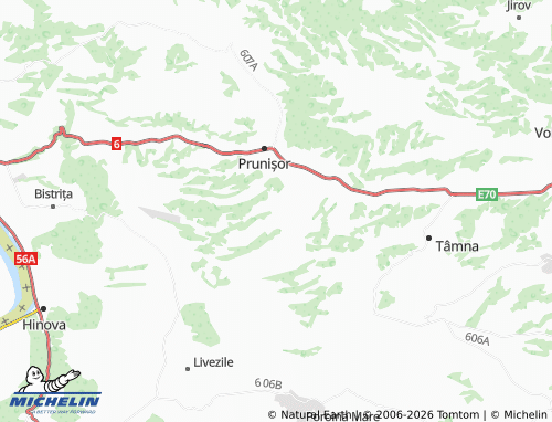 Mappa MICHELIN Fântâna Domnească - ViaMichelin
