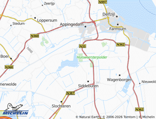 Mapa MICHELIN Steendam - ViaMichelin