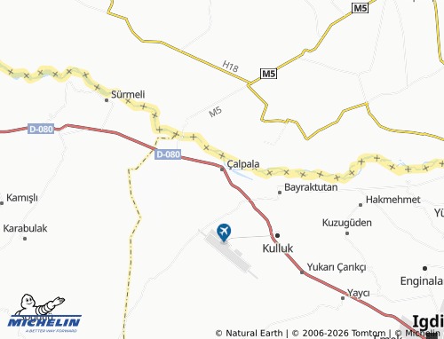 MICHELIN Çalpala map - ViaMichelin