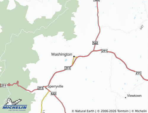Mapa MICHELIN Washington - ViaMichelin