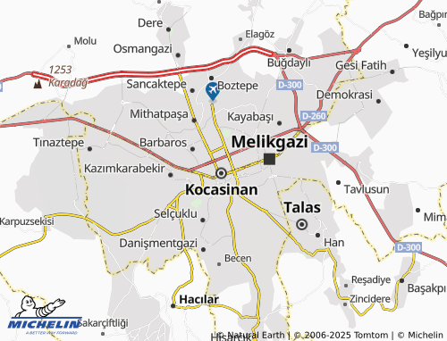 MICHELIN Sahabiye map - ViaMichelin