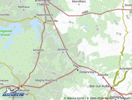 Mappa MICHELIN Trannes - ViaMichelin
