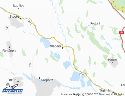 MICHELIN Vlădeni map - ViaMichelin
