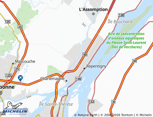 Kaart MICHELIN Le Gardeur - ViaMichelin