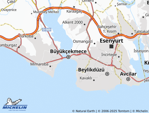 MICHELIN Fatih map - ViaMichelin