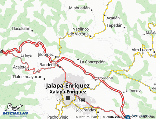 MICHELIN La Concepción map - ViaMichelin