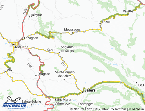 MICHELIN-Landkarte Noux - ViaMichelin