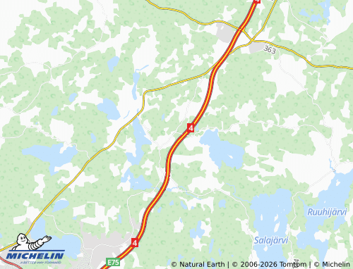 Kaart MICHELIN Mäkelä - ViaMichelin