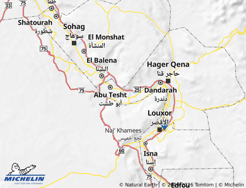 Mappa MICHELIN Naj' Hammadi - ViaMichelin