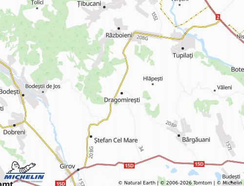 Mappa MICHELIN Dragomirești - ViaMichelin