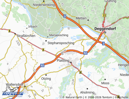 Mappa MICHELIN Michaelsbuch - ViaMichelin