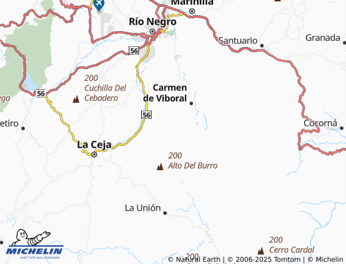 Carte MICHELIN El Cerro - ViaMichelin