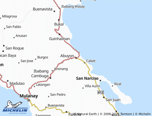 MICHELIN Abuyon map - ViaMichelin