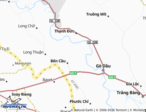 Mapa MICHELIN Lợi Thuận - ViaMichelin