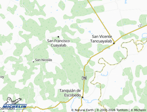 Mappa MICHELIN Santa Elena - ViaMichelin