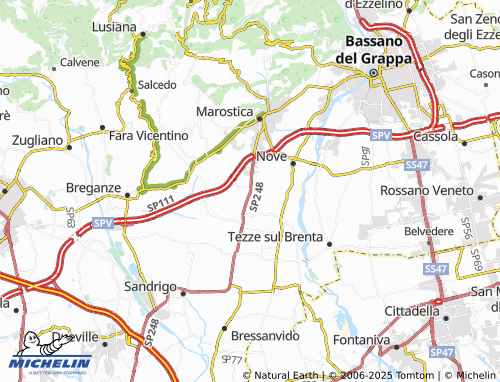 Mappa MICHELIN Palazzon - ViaMichelin