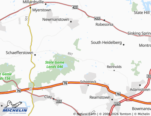 Mappa MICHELIN Cocalico - ViaMichelin