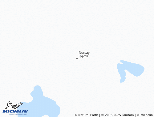MICHELIN Nursay map - ViaMichelin
