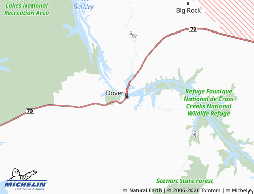 Mappa MICHELIN Dover - ViaMichelin
