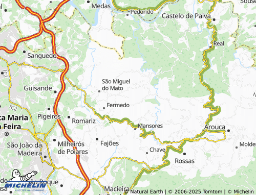 Mappa MICHELIN Mosteiro - ViaMichelin
