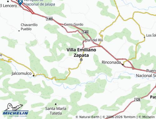 Mapa MICHELIN La Cruz - ViaMichelin