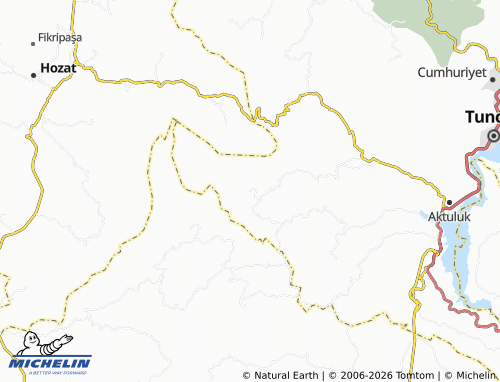 MICHELIN Çemçeli map - ViaMichelin