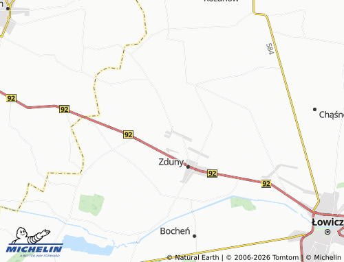 MICHELIN-Landkarte Jackowice - ViaMichelin
