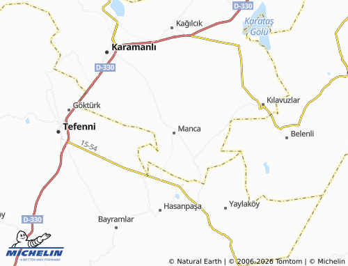 Mappa MICHELIN Manca - ViaMichelin