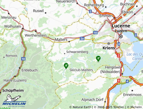 MICHELIN Lifelen map - ViaMichelin