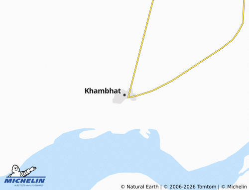 MICHELIN-Landkarte Khambhat - ViaMichelin
