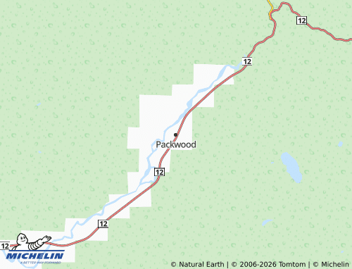 Mapa MICHELIN Packwood - ViaMichelin