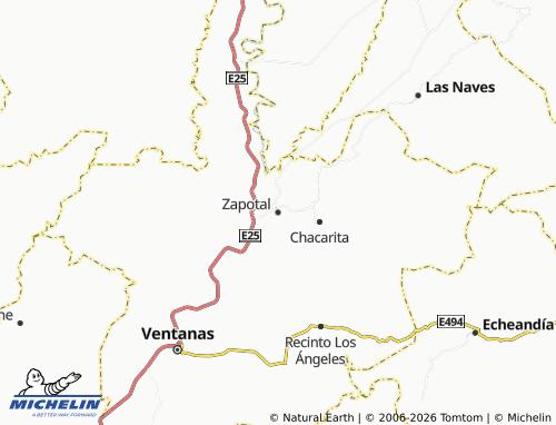 Mapa MICHELIN Zapotal - ViaMichelin